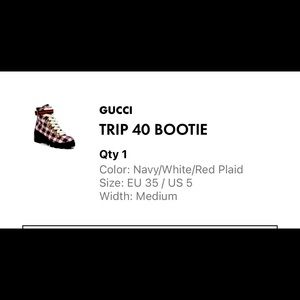 Brand new Gucci trip 40 boots